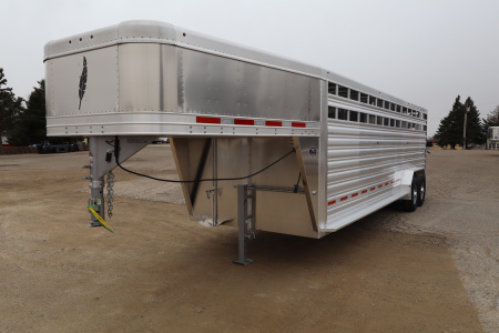 New 2026 Featherlite Trailers 24' Stock Stock / Stock Combo Trailer