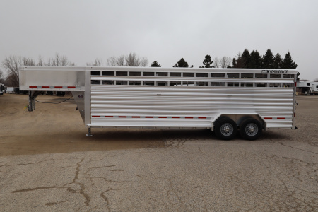 New 2026 Featherlite Trailers 24' Stock Stock / Stock Combo Trailer