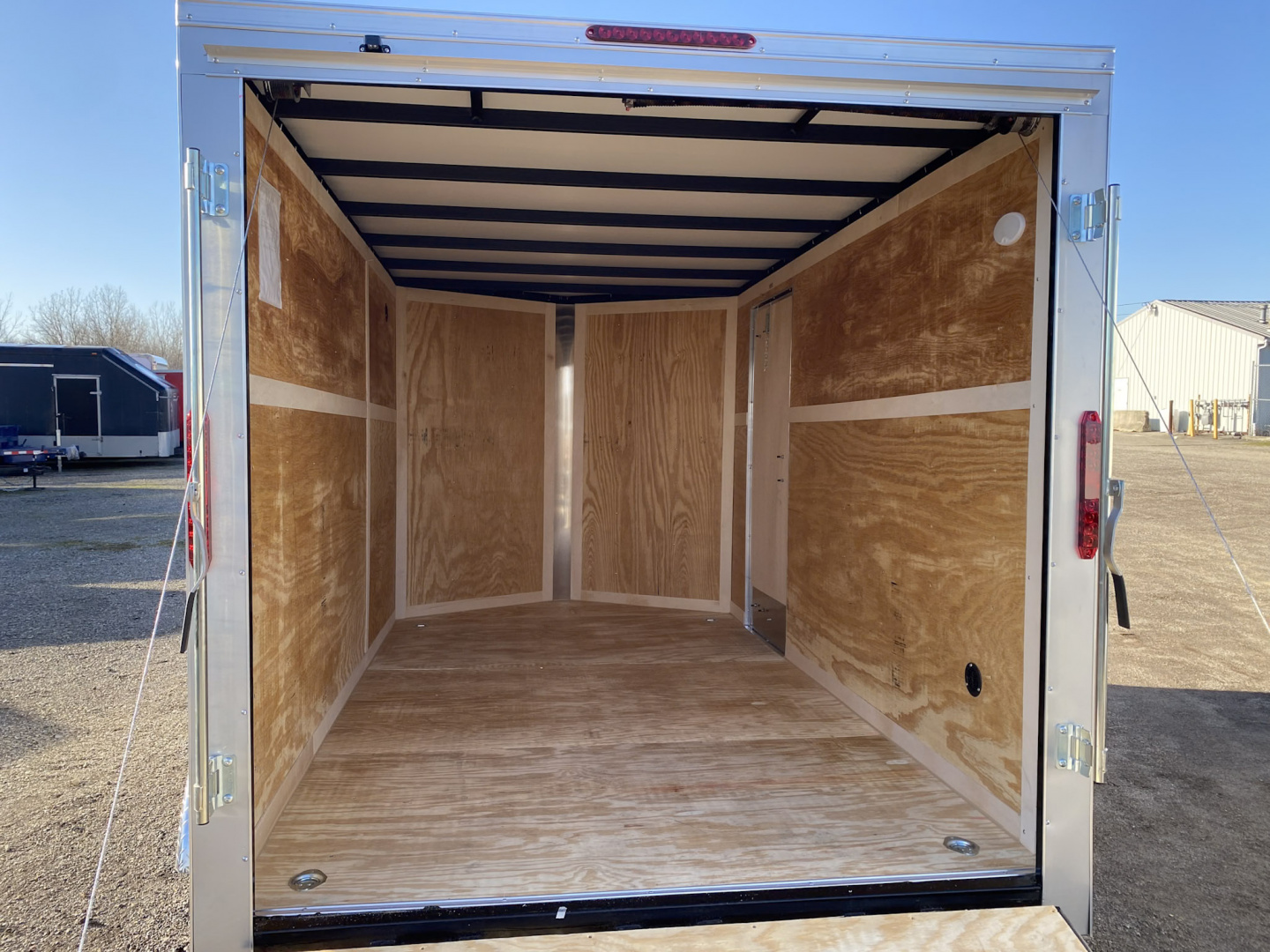 New 2026 Homesteader Trailer INTREPID 7 X 14 FT CARGO TRAILER RAMP DOOR 7 FT INTERIOR