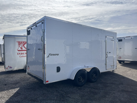 New 2026 Homesteader Trailer INTREPID 7 X 16 FT CARGO TRAILER RAMP DOOR 7 FT INTERIOR