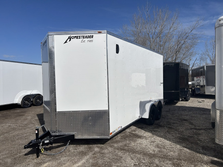 New 2026 Homesteader Trailer INTREPID 7 X 16 FT CARGO TRAILER RAMP DOOR 7 FT INTERIOR
