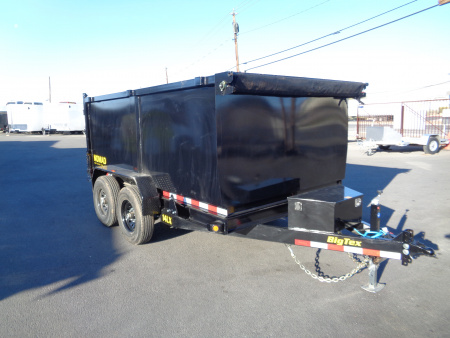 New 2026 BIG TEX Trailers * 14LX-12 * 12Ft Tandem Axle 14k Dump Trailer W/ 4ft Sides