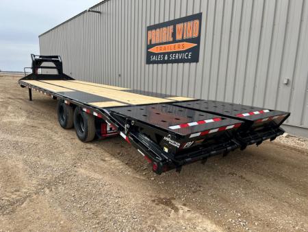 New 2026 PJ Trailers 32' LD Gooseneck 10K's Flatbed Trailer