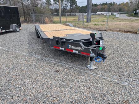 New 2026 Diamond C Trailers Diamond C HXD 208 24' Tilt Equipment Trailer Tilt Trailer