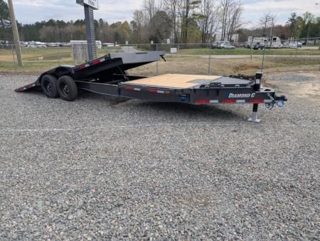 New 2026 Diamond C Trailers Diamond C HXD 208 24' Tilt Equipment Trailer Tilt Trailer