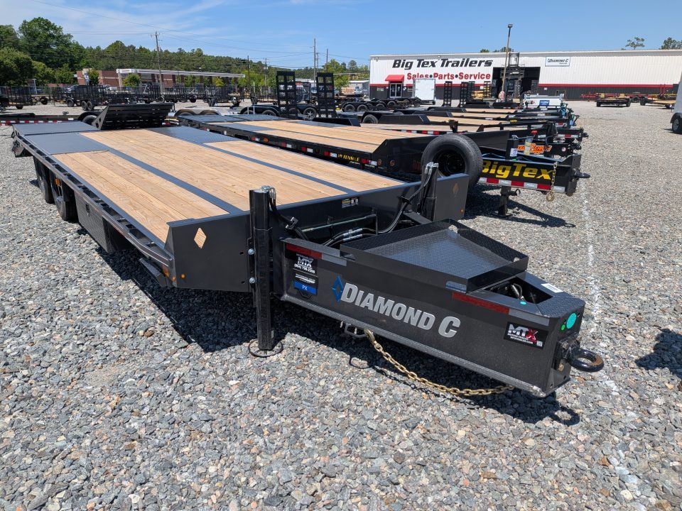 New 2026 Diamond C Trailers Diamond C PX 212 25' Pintle Trailer w/ Max Ramps 25.9K GVWR Deckover Trailer