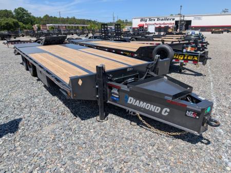 New 2026 Diamond C Trailers Diamond C PX 212 25' Pintle Trailer w/ Max Ramps 25.9K GVWR Deckover Trailer