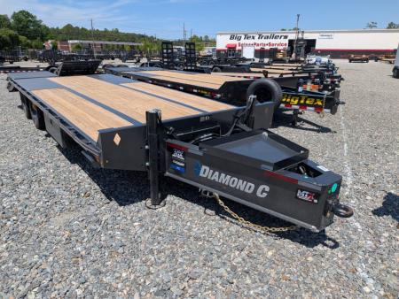 New 2026 Diamond C Trailers Diamond C PX 212 25' Pintle Trailer w/ Max Ramps 25.9K GVWR Deckover Trailer