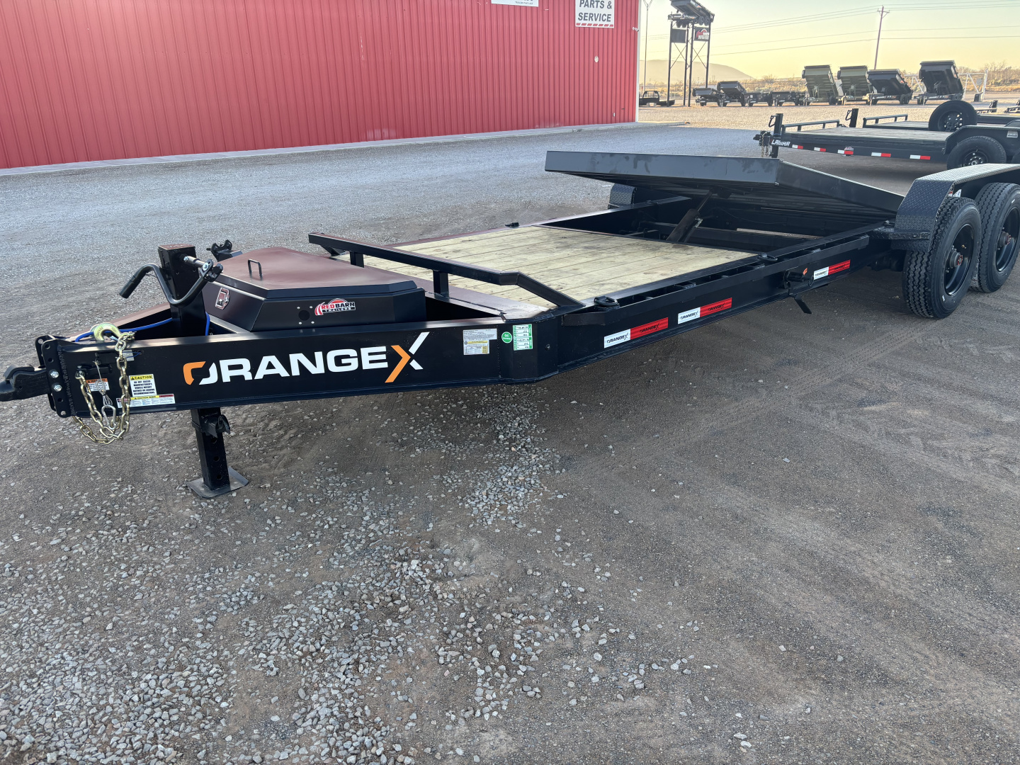 New 2026 ORANGE X 83X22 GRAVITY TILT 20K Tilt Trailer