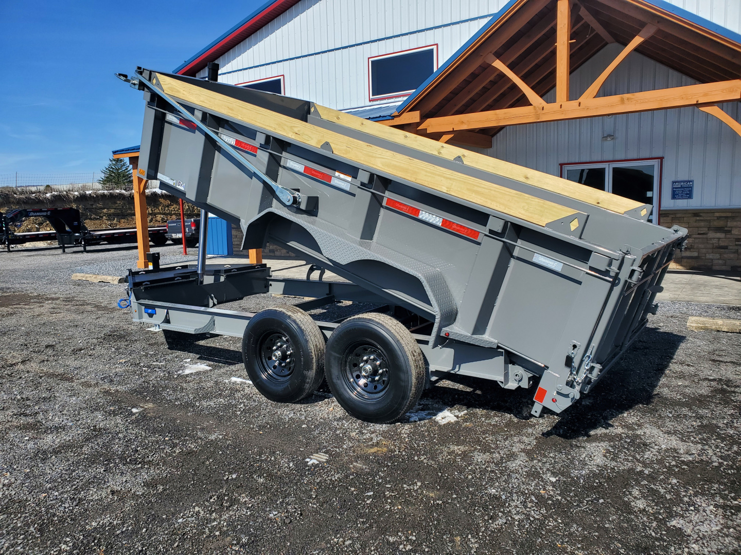 New 2026 Diamond C Trailers LPT207 Dump Trailer / 82"X14' / 15500 GVWR