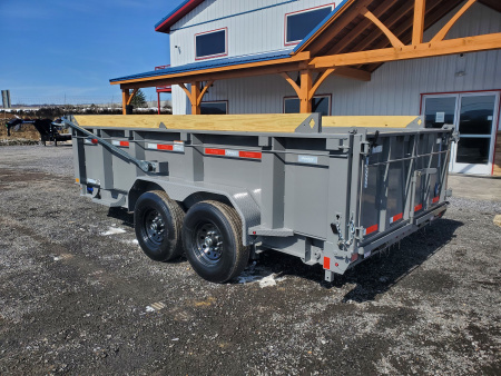 New 2026 Diamond C Trailers LPT207 Dump Trailer / 82"X14' / 15500 GVWR