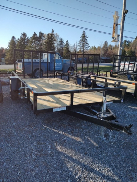 New 2026 Sure-Trac 7x14 TUBE TOP 3.5K Utility Trailer