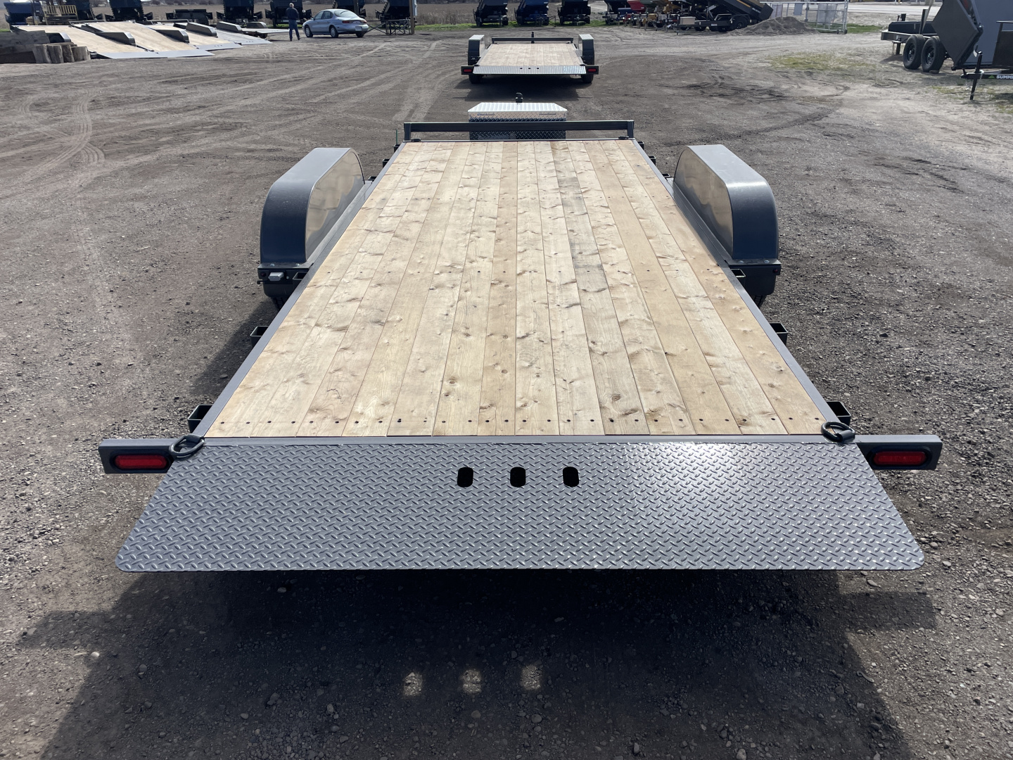 New 2026 Summit Cascade 7x16 7k Full Tilt Deck Car Hauler Trailer