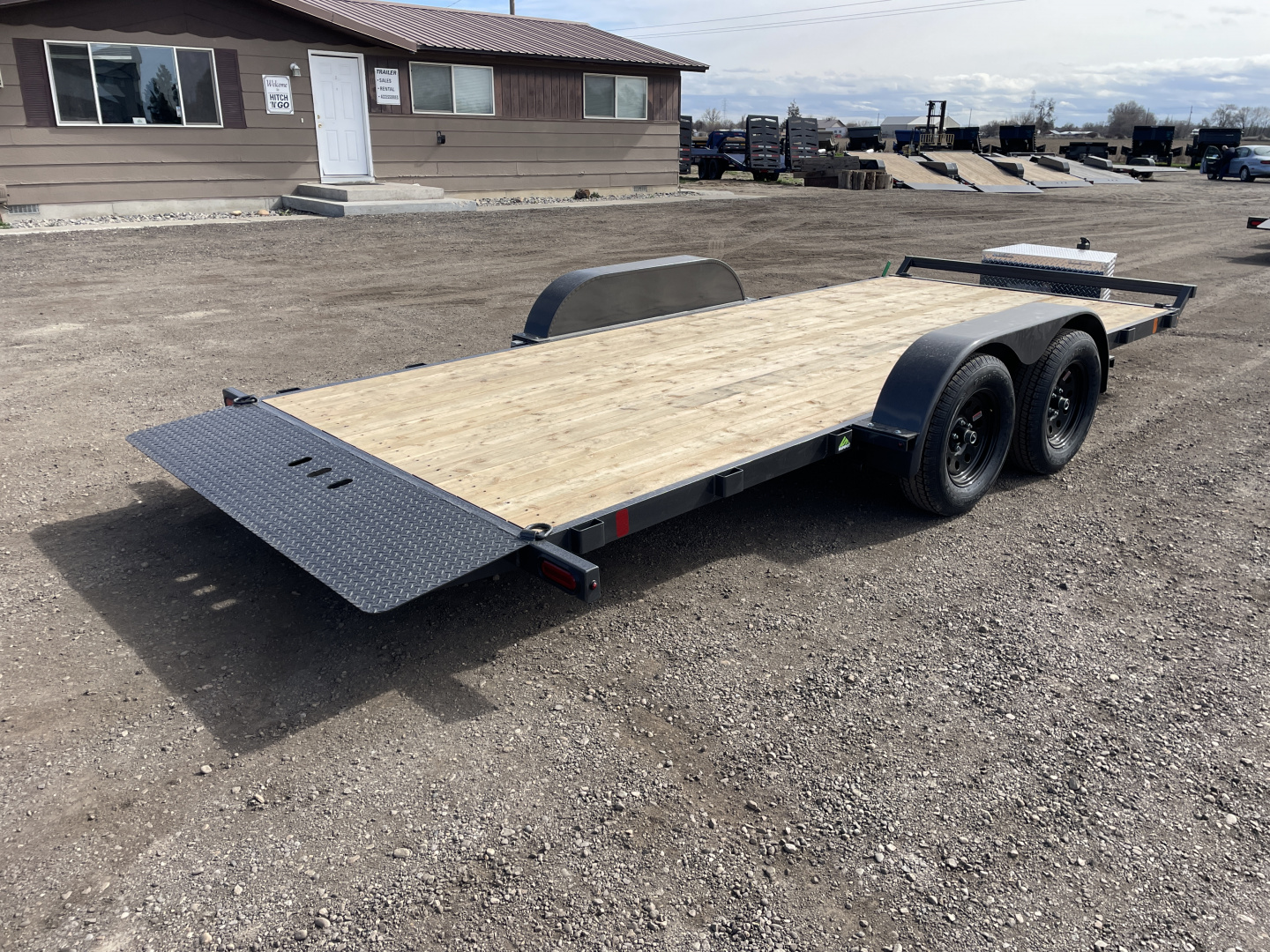 New 2026 Summit Cascade 7x16 7k Full Tilt Deck Car Hauler Trailer
