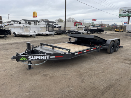 New 2026 Summit Denali 7x22 16/6 14k Split Deck I-Beam Tilt Trailer