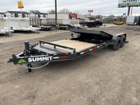 New 2026 Summit Denali 7x22 16/6 16k Split Deck I-Beam Tilt Trailer