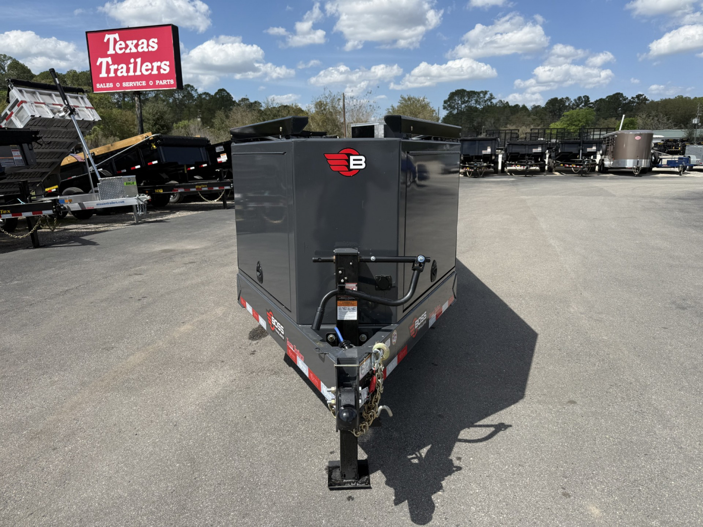 New MT660072 BOSS TRAILERS 660 GALLON MULTI TANK NO-HAZMAT FUEL TRAILER