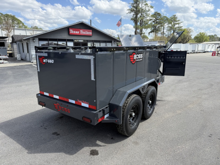 New MT660072 BOSS TRAILERS 660 GALLON MULTI TANK NO-HAZMAT FUEL TRAILER