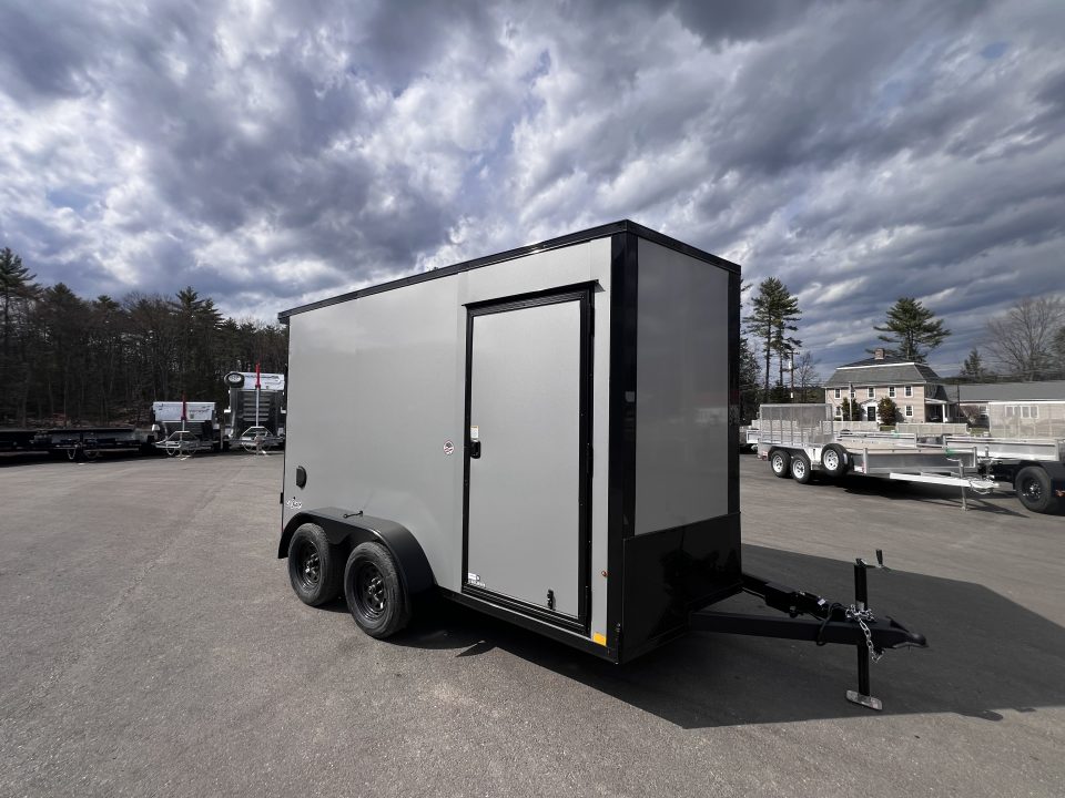 New 2026 Pace American 7x12 + 2ft V nose/ Rear Spoiler/ Polycore / Blackout - 7000GVW