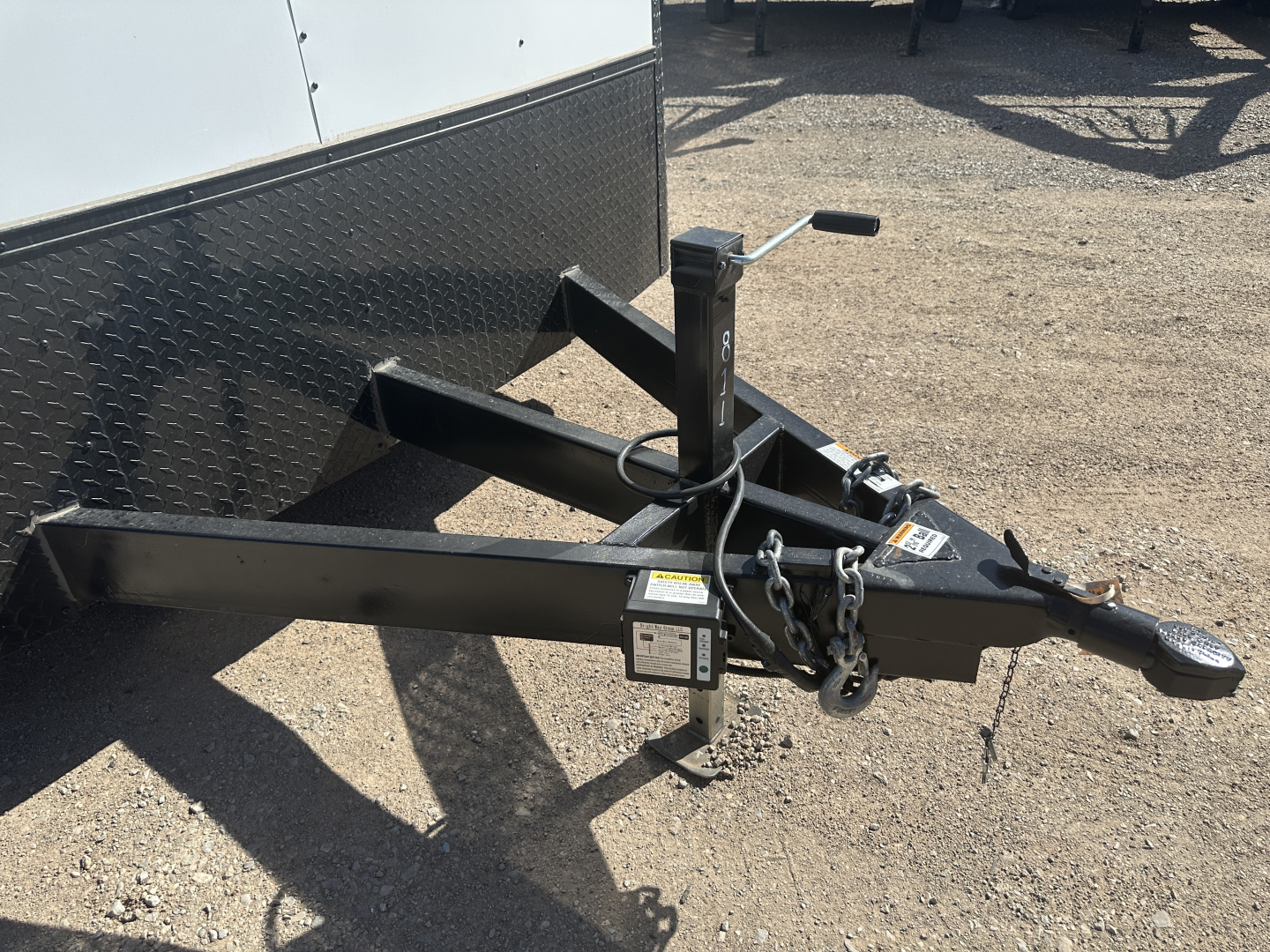 New 2025 Cargo Craft 8.5'x16'x7'tall Expedition Extreme White/Blk out w/ ramp & heavy frame Cargo / Enclosed Trailer