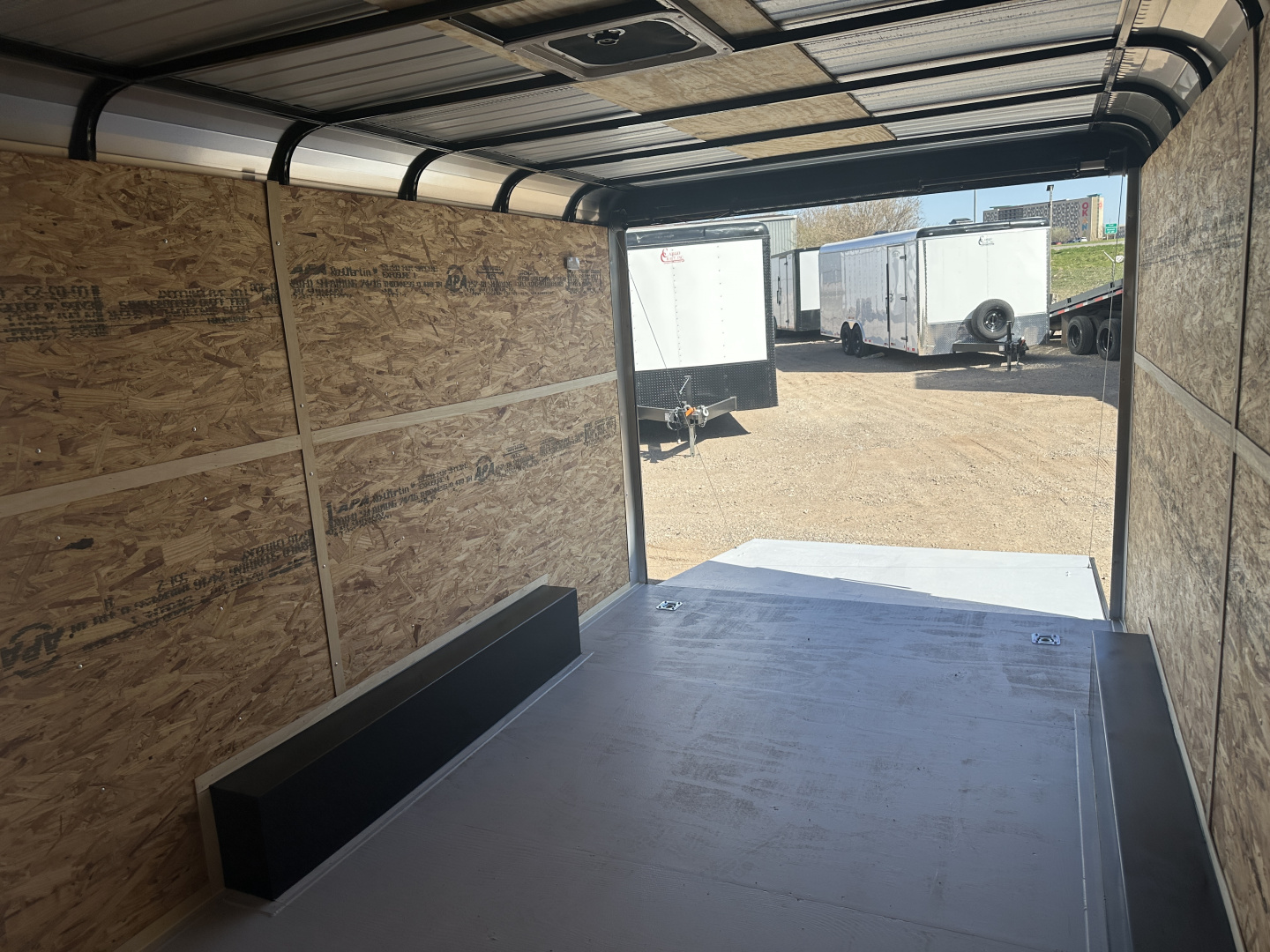 New 2025 Cargo Craft 8.5'x16'x7'tall Expedition Extreme White/Blk out w/ ramp & heavy frame Cargo / Enclosed Trailer