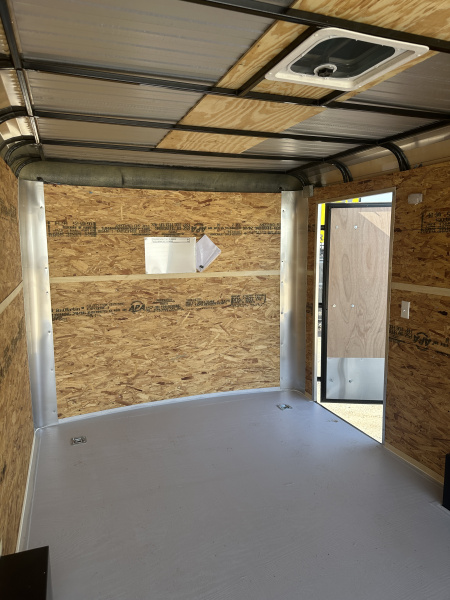 New 2025 Cargo Craft 8.5'x16'x7'tall Expedition Extreme White/Blk out w/ ramp & heavy frame Cargo / Enclosed Trailer