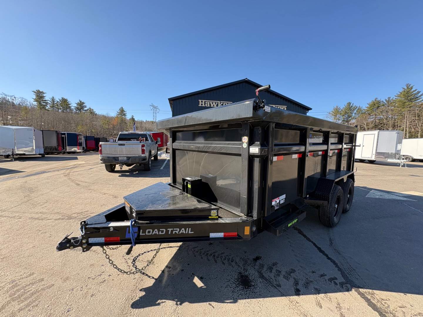 New 2026 Load Trail 7x14 Dump Trailer-HD/ 4' High Sides/ 8" I beam frame/ Hydro Jack/ Tarp kit & Ramps - 14k GVW