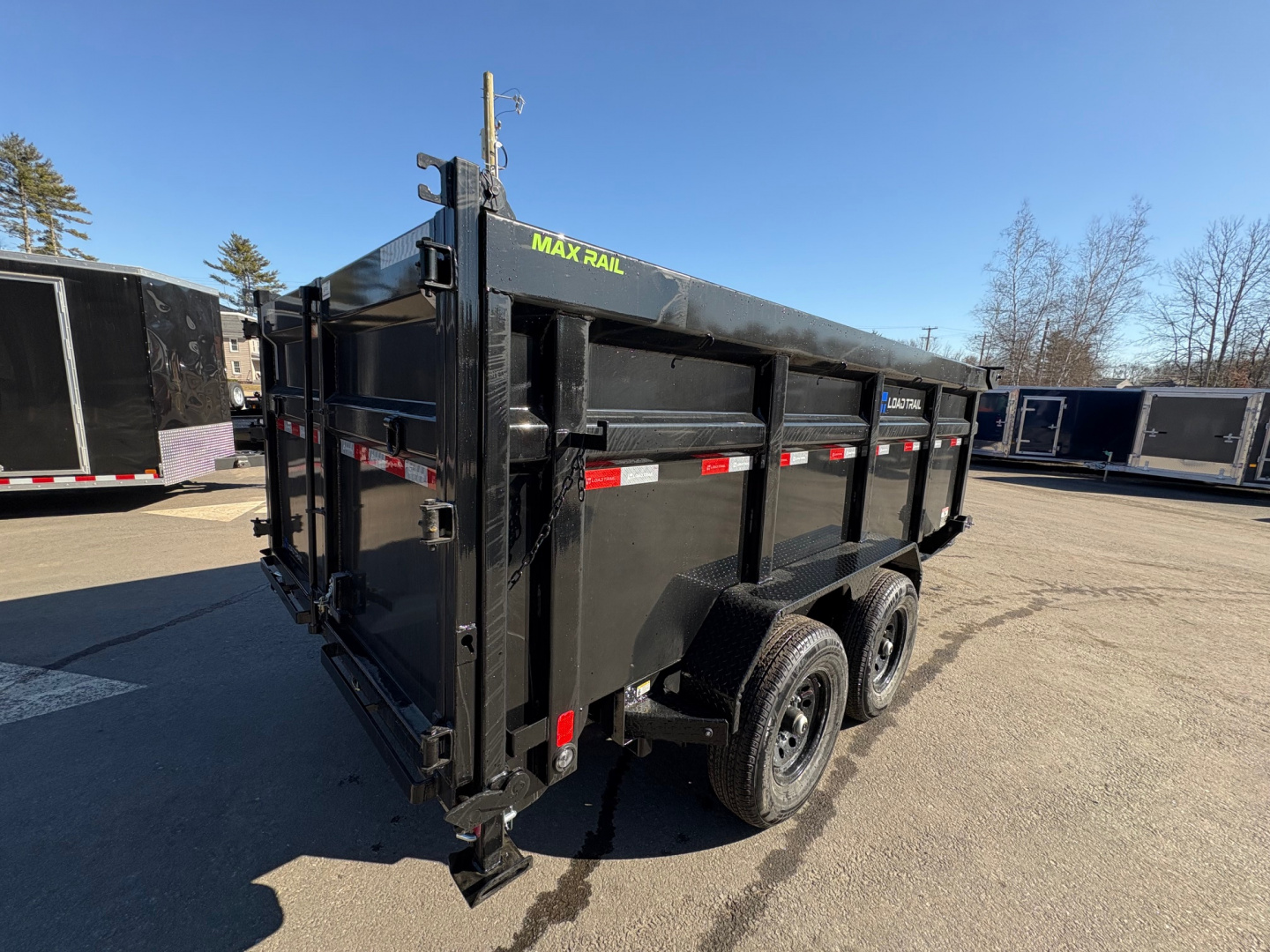 New 2026 Load Trail 7x14 Dump Trailer-HD/ 4' High Sides/ 8" I beam frame/ Hydro Jack/ Tarp kit & Ramps - 14k GVW