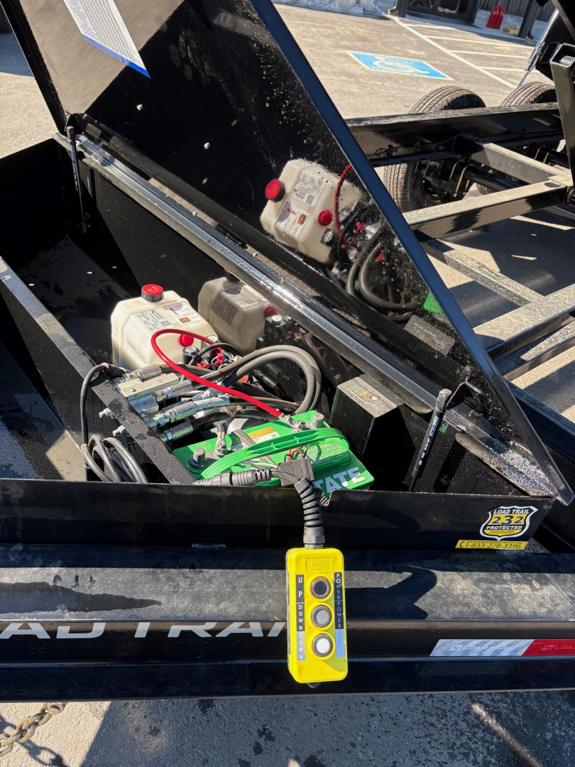 New 2026 Load Trail 7x14 Dump Trailer-HD/ 4' High Sides/ 8" I beam frame/ Hydro Jack/ Tarp kit & Ramps - 14k GVW