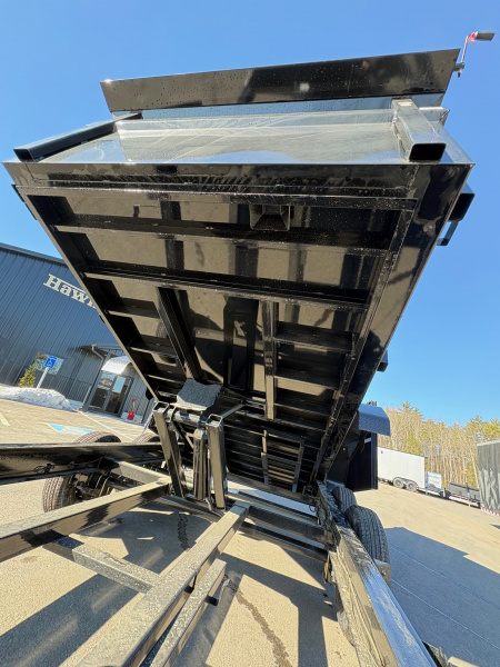 New 2026 Load Trail 7x14 Dump Trailer-HD/ 4' High Sides/ 8" I beam frame/ Hydro Jack/ Tarp kit & Ramps - 14k GVW