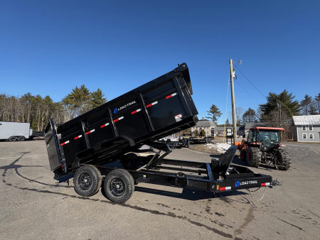 New 2026 Load Trail 7x14 Dump Trailer-HD/ 4' High Sides/ 8" I beam frame/ Hydro Jack/ Tarp kit & Ramps - 14k GVW