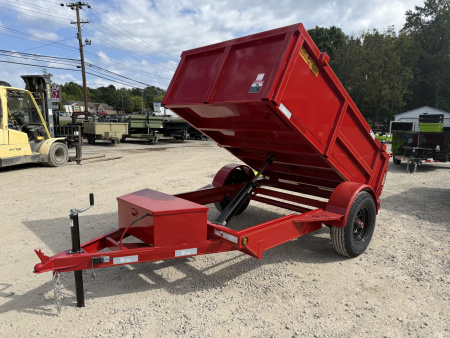 New 2026 P & T Trailers 5X10 DUMP SPREAD GATE Dump Trailer