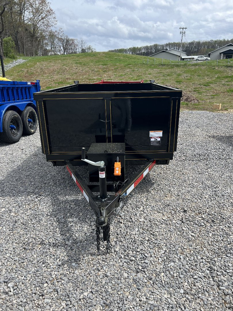 New 2026 P & T Trailers 5X10 WITH SPREAD GATE Dump Trailer