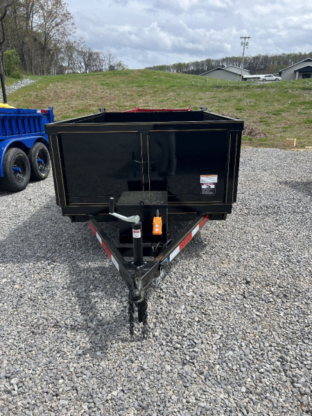 New 2026 P & T Trailers 5X10 WITH SPREAD GATE Dump Trailer