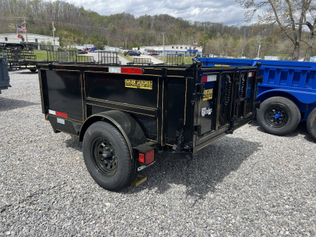 New 2026 P & T Trailers 5X10 WITH SPREAD GATE Dump Trailer