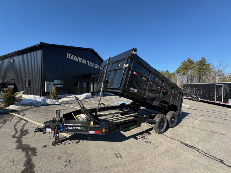 New 2026 Load Trail 7x14 Dump Trailer-HD/ 4' High Sides/ 8  I beam frame/ Telescopic Cylinder/ Tarp kit & Ramps - 14k GVW