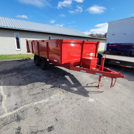 New 2026 P & T Trailers 6X10 TA DUMP 3WAY GATE Dump Trailer