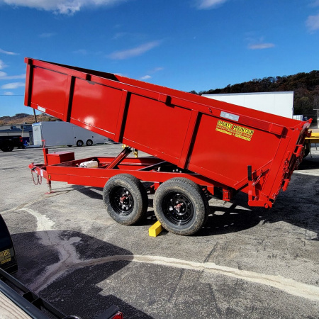 New 2026 P & T Trailers 6X10 TA DUMP 3WAY GATE Dump Trailer