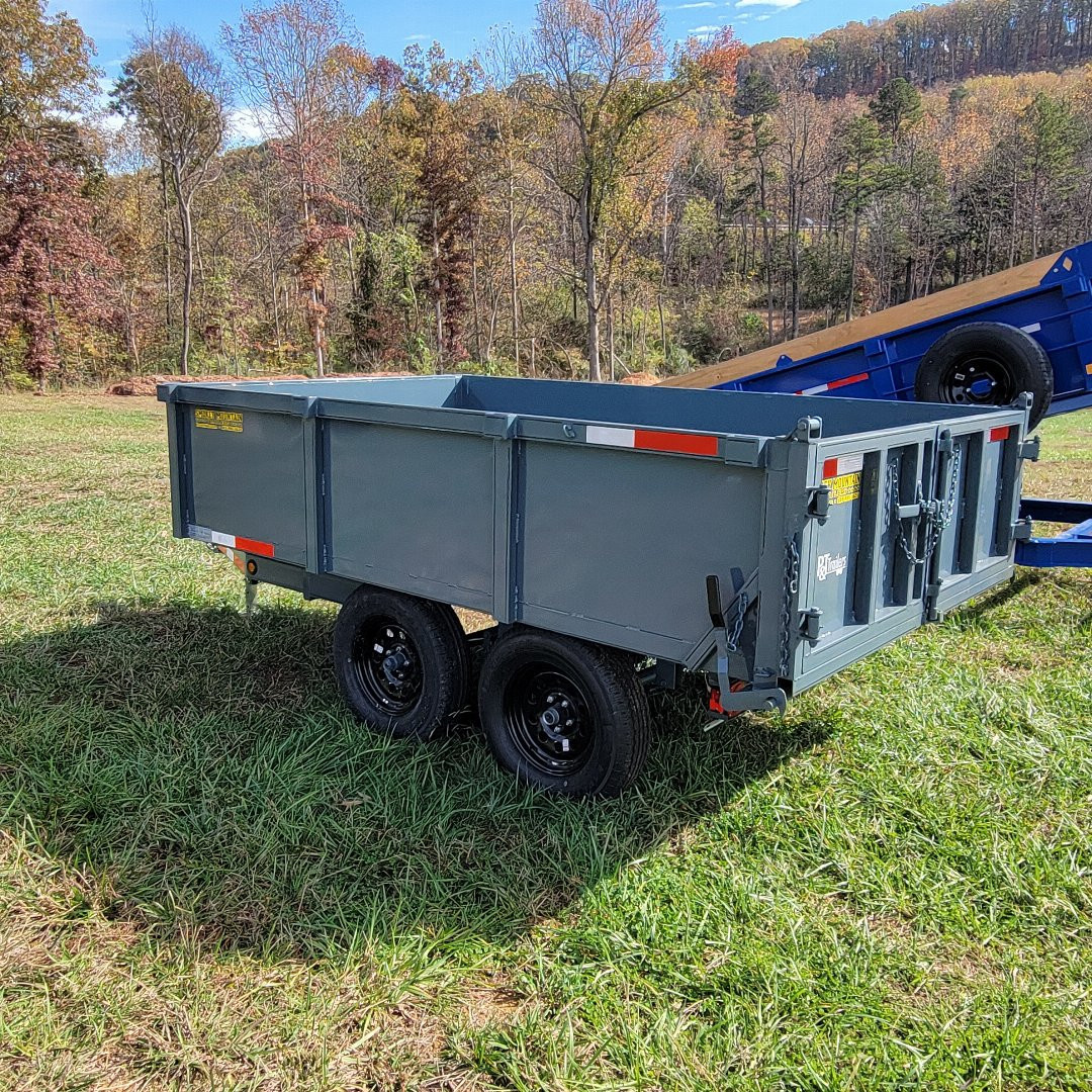 New 2026 P & T Trailers 6X10 TA DUMP 3WAY GATE Dump Trailer