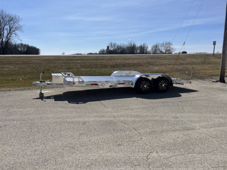 New 2026 Black Rhino Aluminum 81 x18' CH718A-7K w/ Ramps and Tool Box Car Hauler