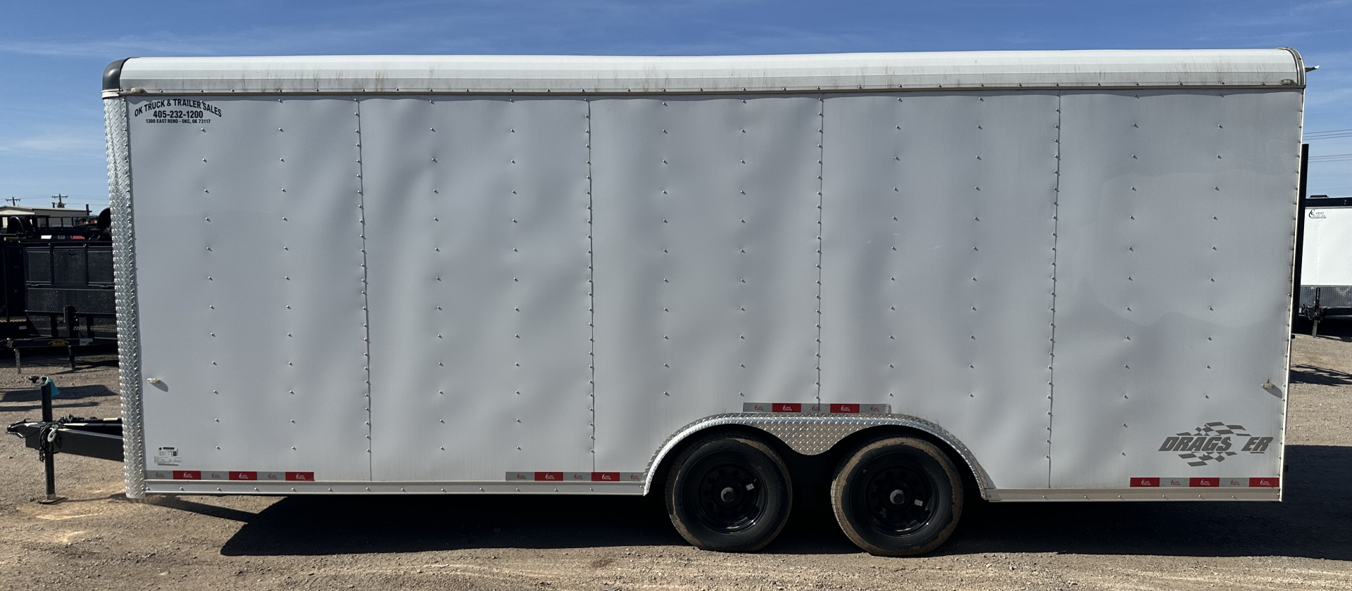 New 2024 Cargo Craft 8.5"x20'x7'Tall Car Hauler 3500's white/black out Cargo / Enclosed Trailer
