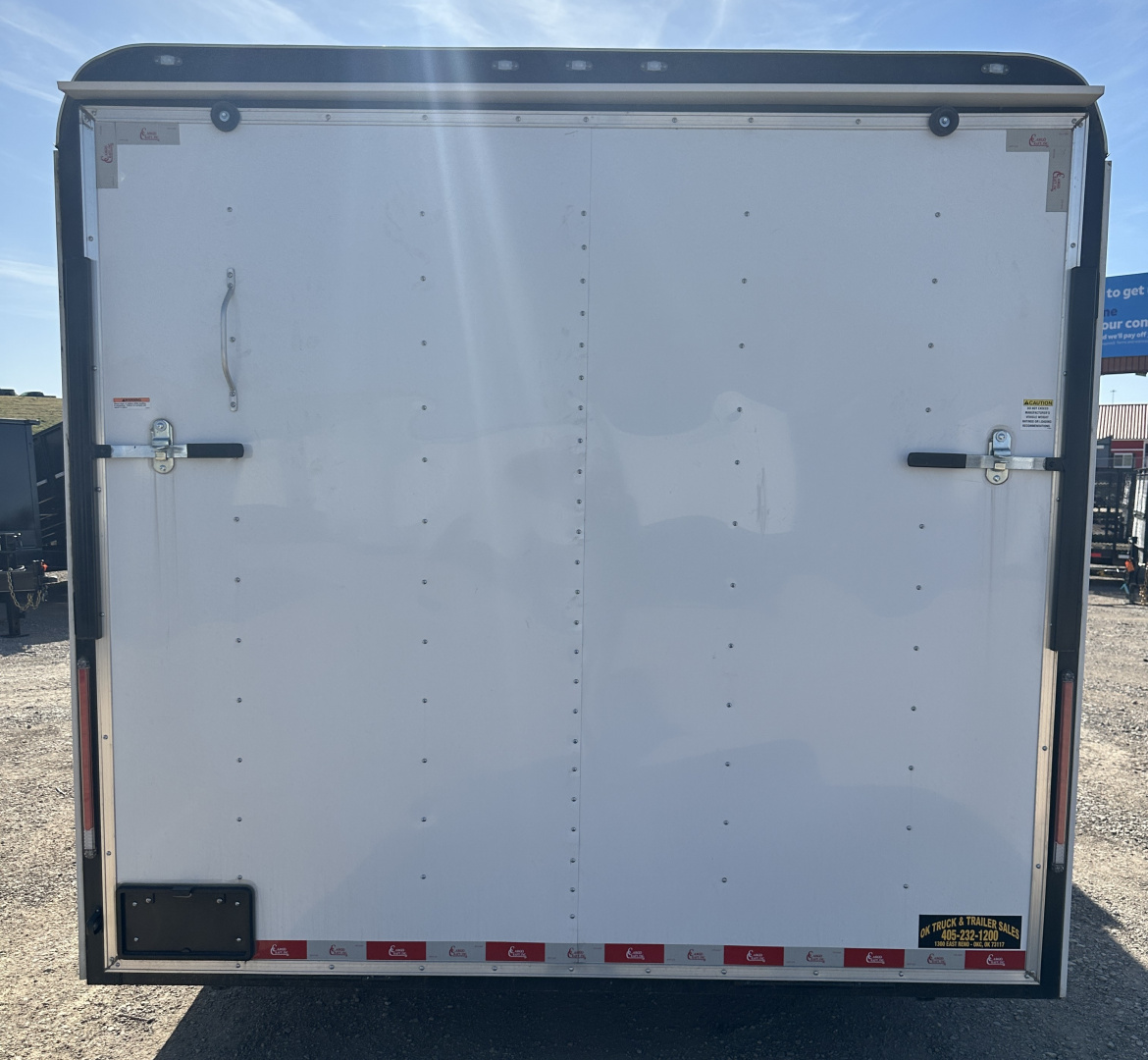 New 2024 Cargo Craft 8.5"x20'x7'Tall Car Hauler 3500's white/black out Cargo / Enclosed Trailer