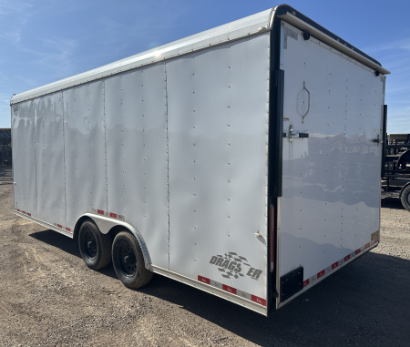 New 2024 Cargo Craft 8.5"x20'x7'Tall Car Hauler 3500's white/black out Cargo / Enclosed Trailer