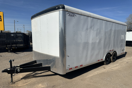 New 2024 Cargo Craft 8.5 x20'x7'Tall Car Hauler 3500's white/black out Cargo / Enclosed Trailer