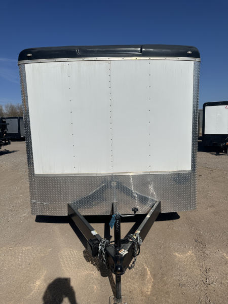 New 2024 Cargo Craft 8.5"x20'x7'Tall Car Hauler 3500's white/black out Cargo / Enclosed Trailer