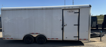 New 2024 Cargo Craft 8.5"x20'x7'Tall Car Hauler 3500's white/black out Cargo / Enclosed Trailer