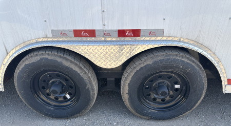 New 2024 Cargo Craft 8.5"x20'x7'Tall Car Hauler 3500's white/black out Cargo / Enclosed Trailer