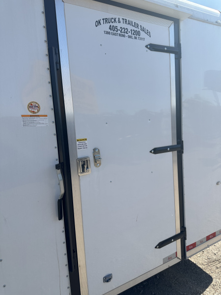 New 2024 Cargo Craft 8.5"x20'x7'Tall Car Hauler 3500's white/black out Cargo / Enclosed Trailer