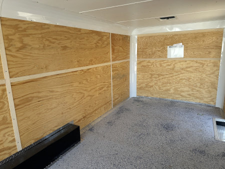 New 2024 Cargo Craft 8.5"x20'x7'Tall Car Hauler 3500's white/black out Cargo / Enclosed Trailer