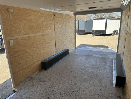 New 2024 Cargo Craft 8.5"x20'x7'Tall Car Hauler 3500's white/black out Cargo / Enclosed Trailer